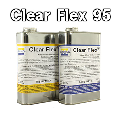 Clear Flex 95 (1.13kg) - 단단한 투명 연질 우레탄 고무 (경도 95)