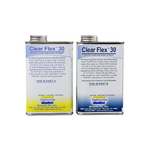 Clear Flex 30 (0.88kg) - 부드러운 투명 연질 우레탄 고무 (경도 30)